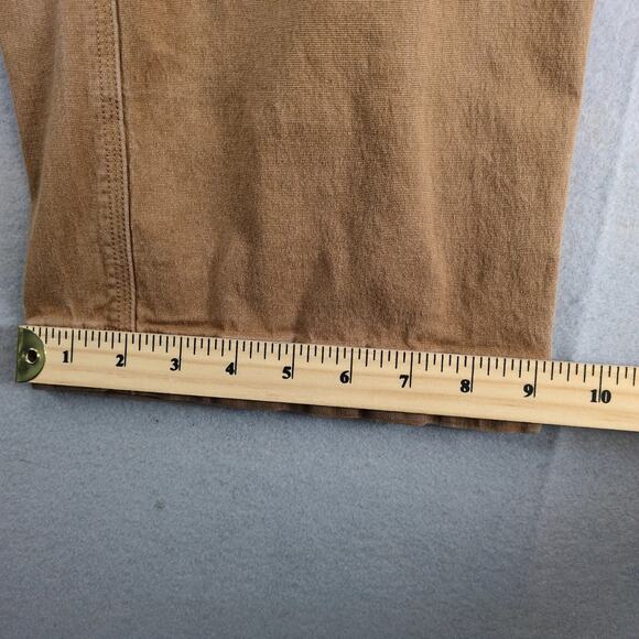 Duluth Trading Flex Fire Hose Cargo Work Pants Men's 44x28 Tan Relaxed Fit 45507 - Picture 8 of 10